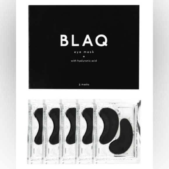 🖤2FOR$30 NWT BLAQ Hyaluronic Acid Eye Masks-5 Pairs Brand New&Sealed - Picture 1 of 3